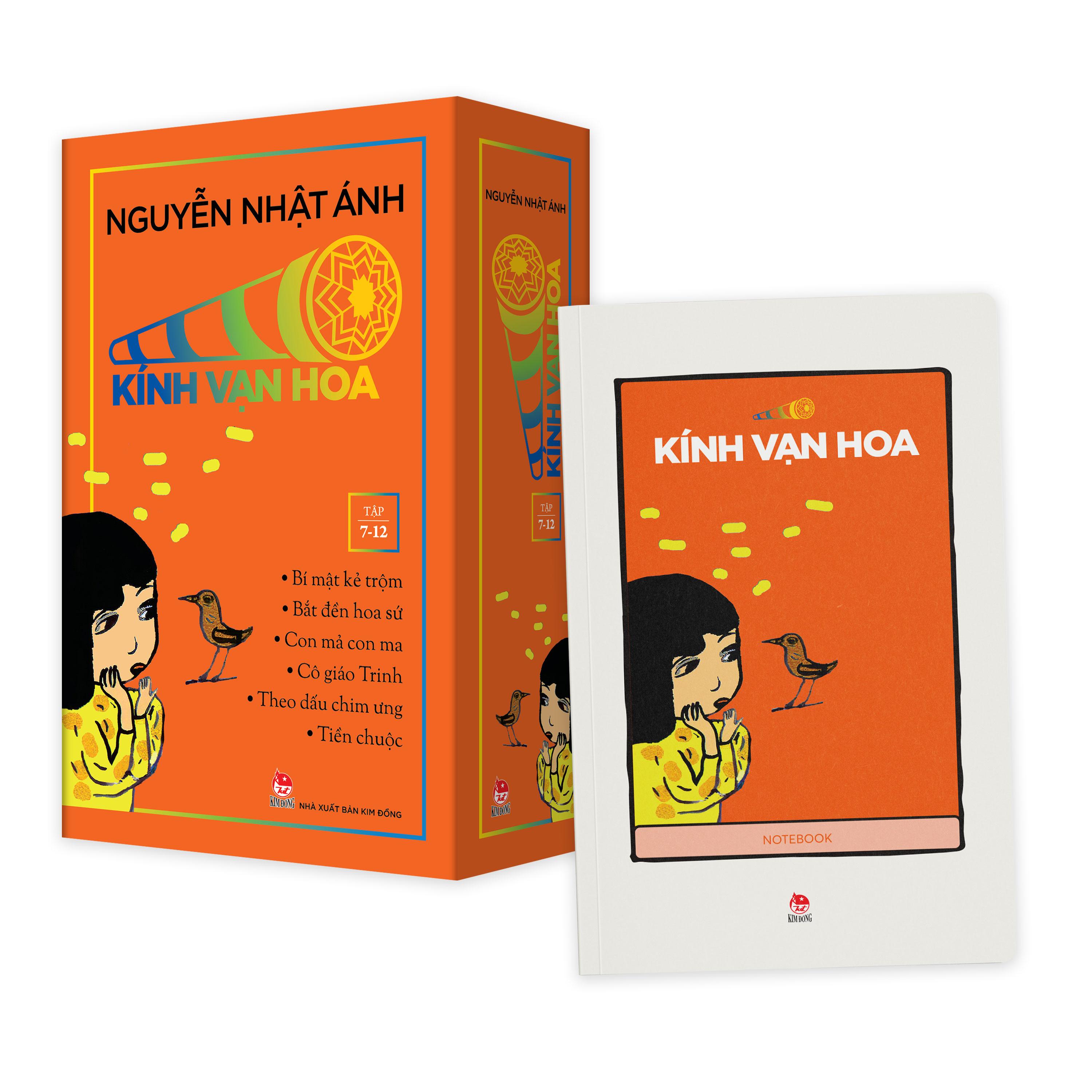 Sách - Boxset Kính Vạn Hoa - Bộ Kỉ Niệm 30 Năm: Tập 7 - 12 (Hộp 6 Tập) - Tặng Kèm Sổ Tay Kính Vạn Hoa