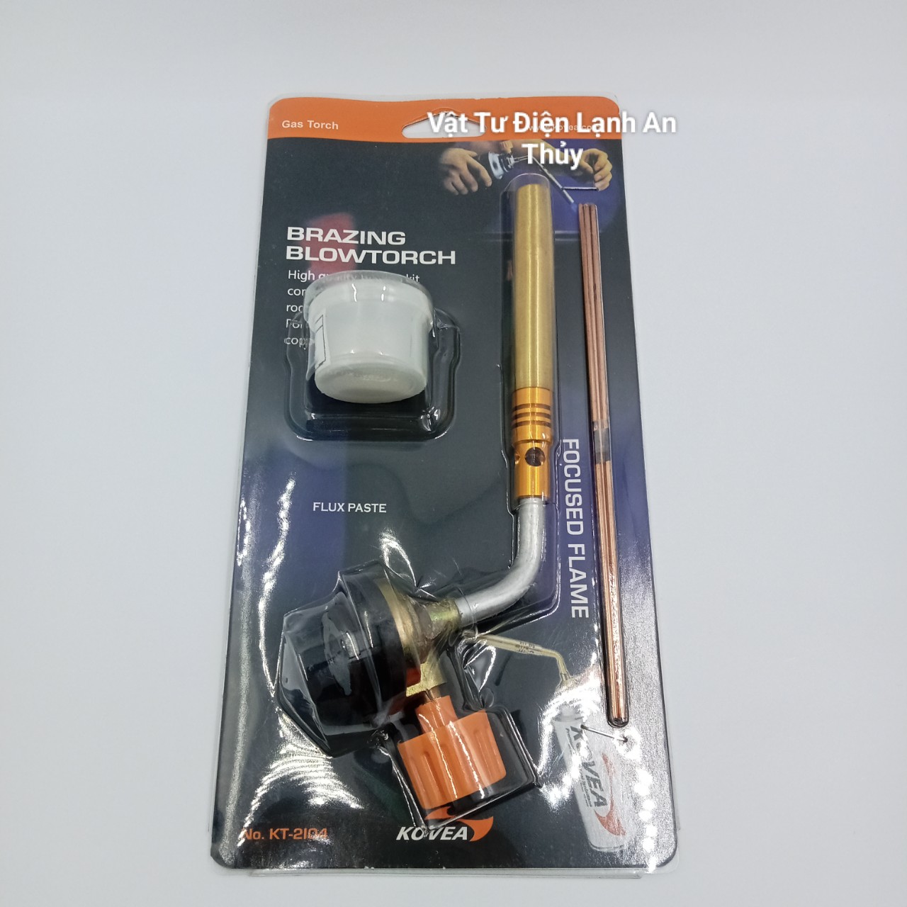 Khò gas ống đồng kovea 1 nòng loại tốt - Đèn khò gas hàn ống đồng kovea 1 nòng - Đầu khò gas ống đồng - Súng khò gas