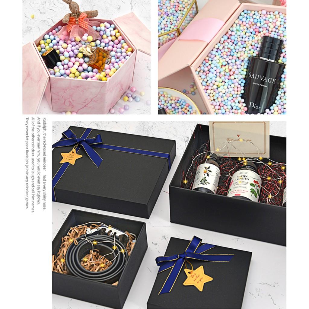Giấy trang trí hộp quà, lót chống shock trong hộp quà tặng dạng sợi raffia nhiều màu [Q243
