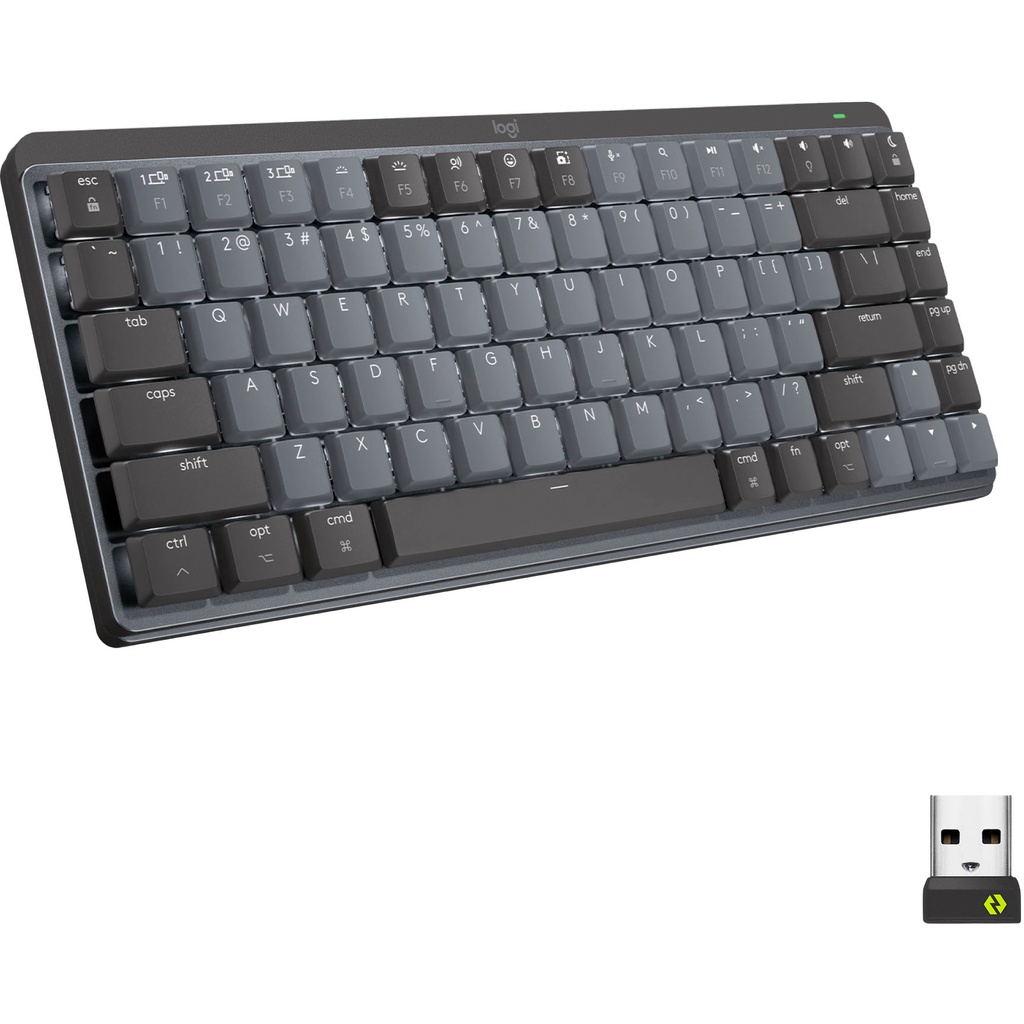 Bàn phím cơ không dây Logitech MX Mechanical Tactile Wireless/Bluetooth - Hàng Chính Hãng