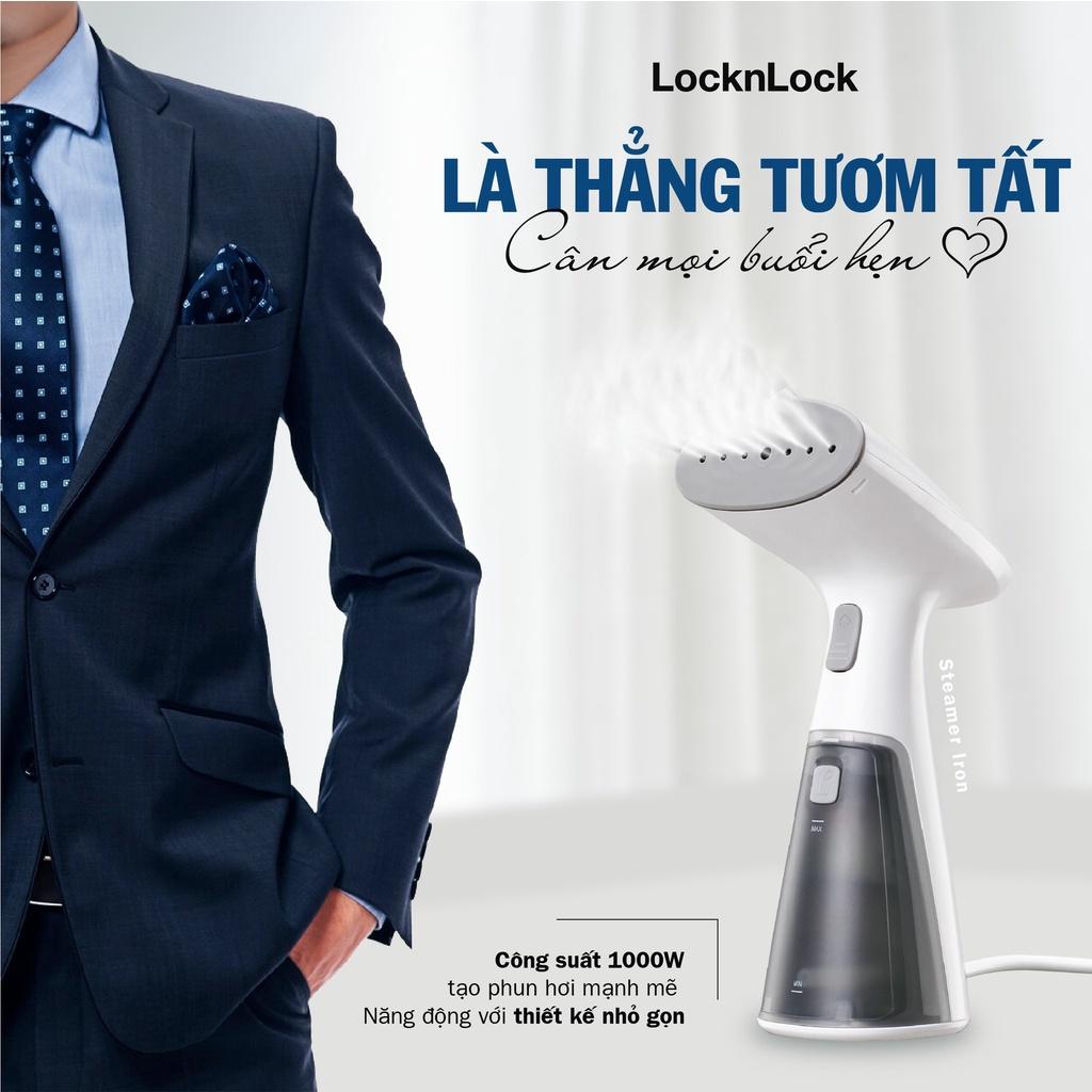 Bàn ủi hơi nước cầm tay Lock&amp;lock ENI148 Mini handy steamer - Hàng Chính Hãng