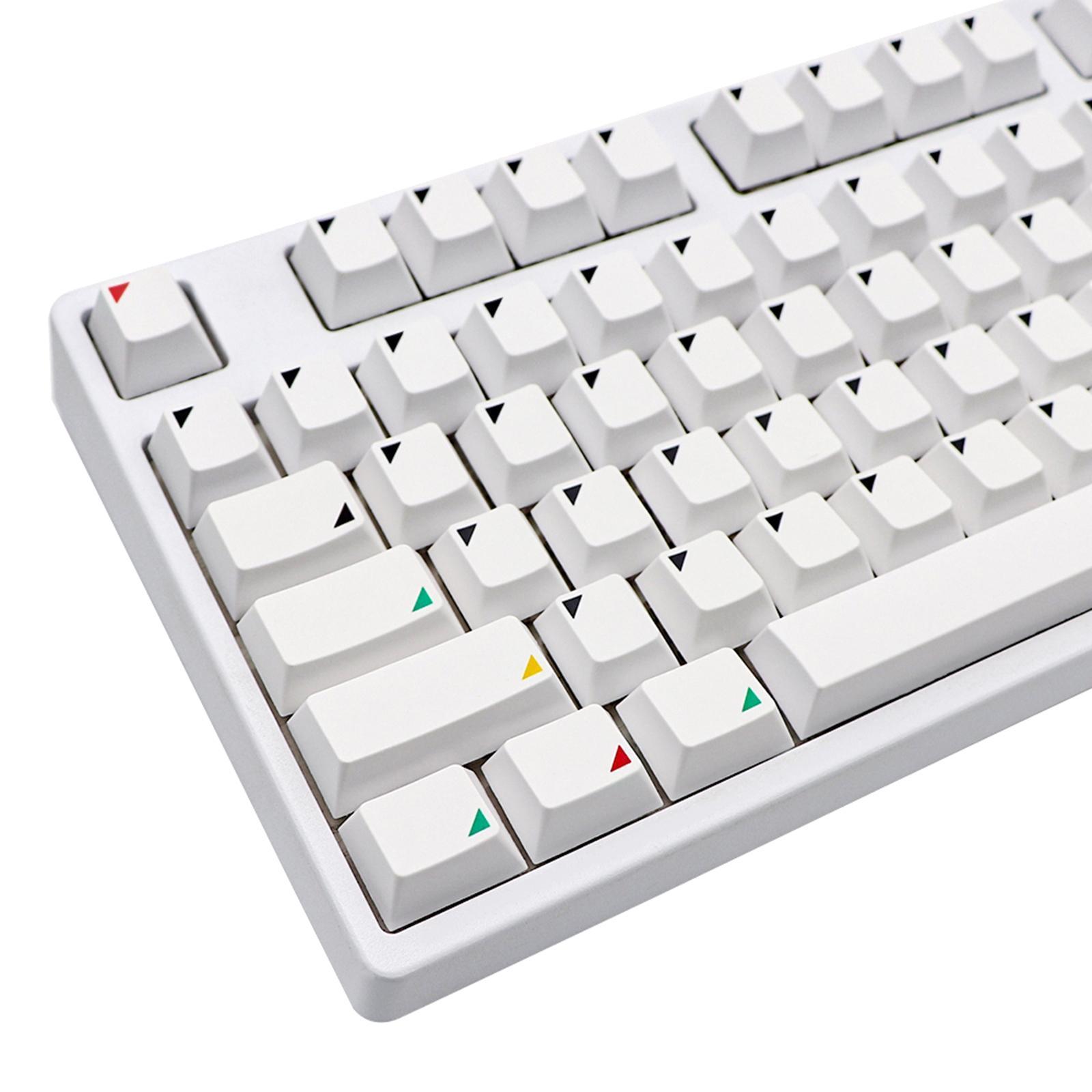 135 Keys Minimalist Theme Keycaps DIY Keyboard Parts for Cherry 61