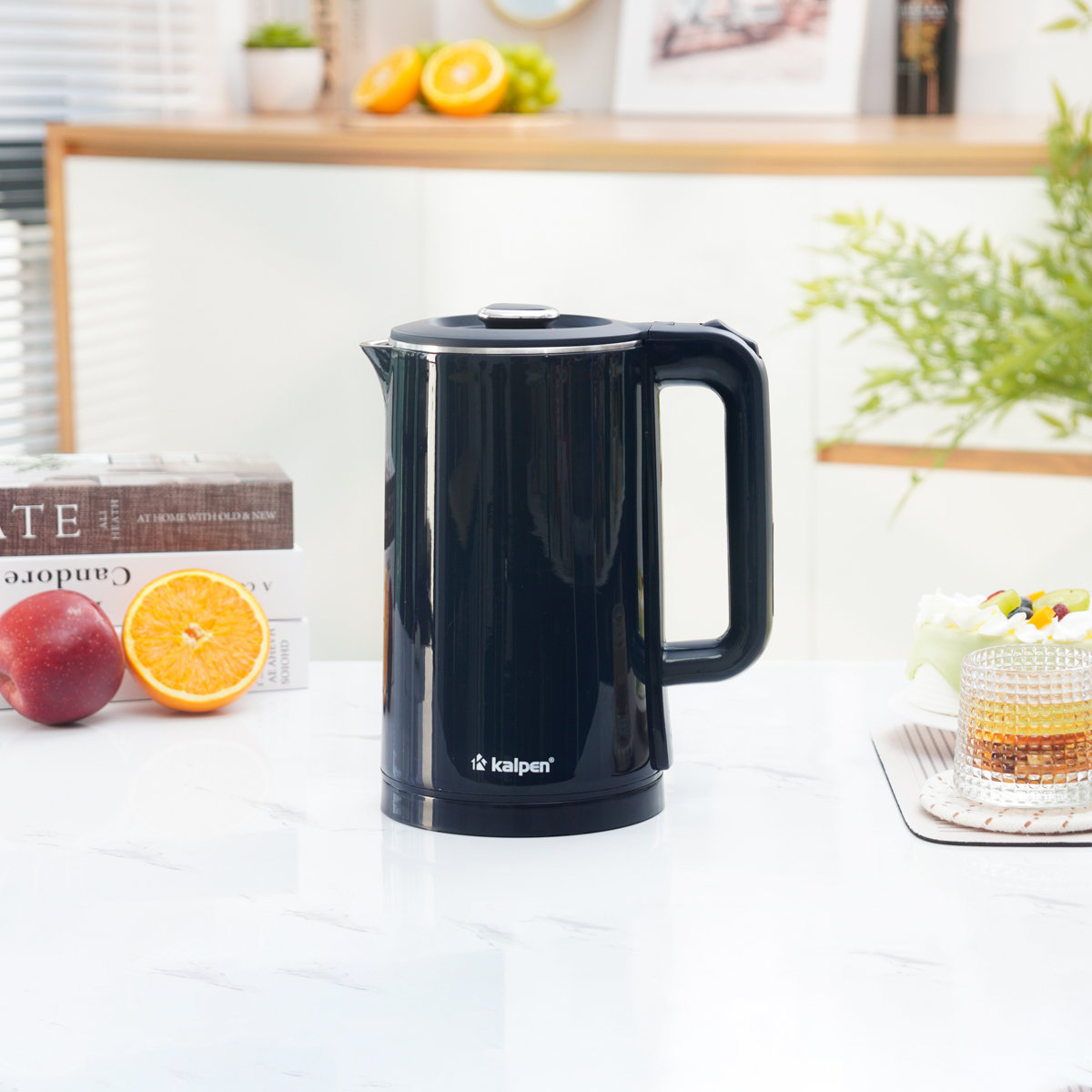 Ấm đun nước siêu tốc Inox 304 Kalpen dung tích 1.8L KK96, bảo hành 24 tháng - Hàng chính hãng