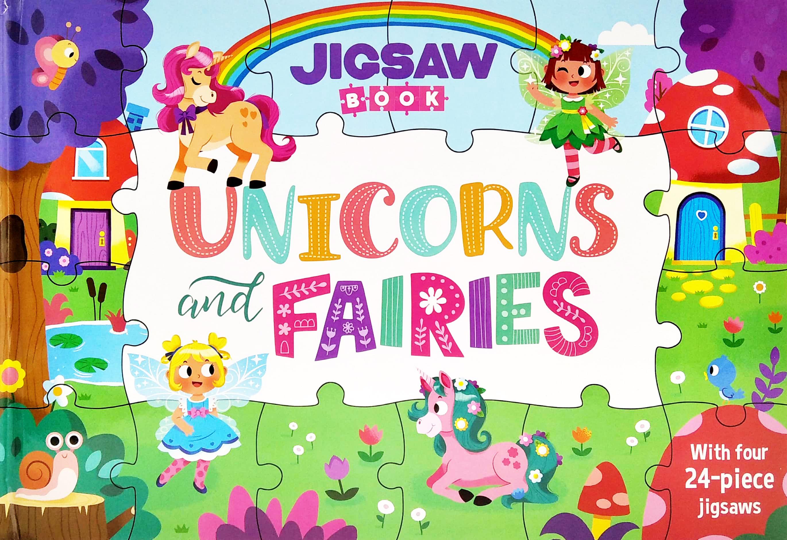 Jigsaw Book: Unicorns And Fairies