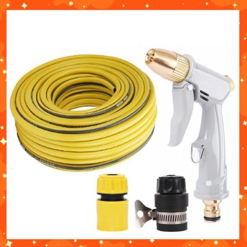 Bộ dây và vòi xịt rửa xe tưới cây tăng áp 15M 206846