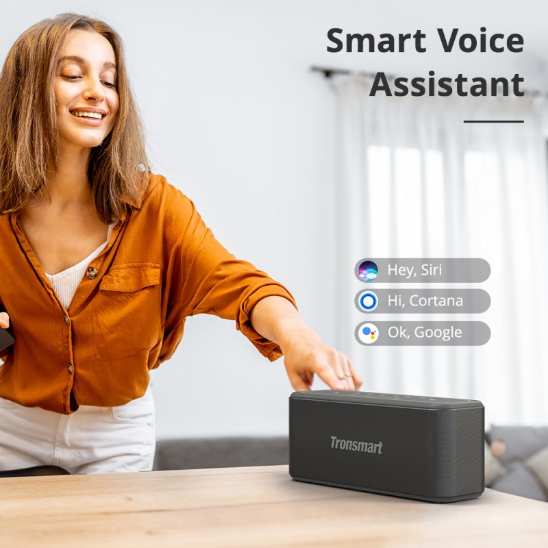 Loa Bluetooth 5.0 Tronsmart Element Mega Pro Công suất 60W Hỗ trợ TWS và NFC ghép đôi 2 loa - Hàng chính hãng