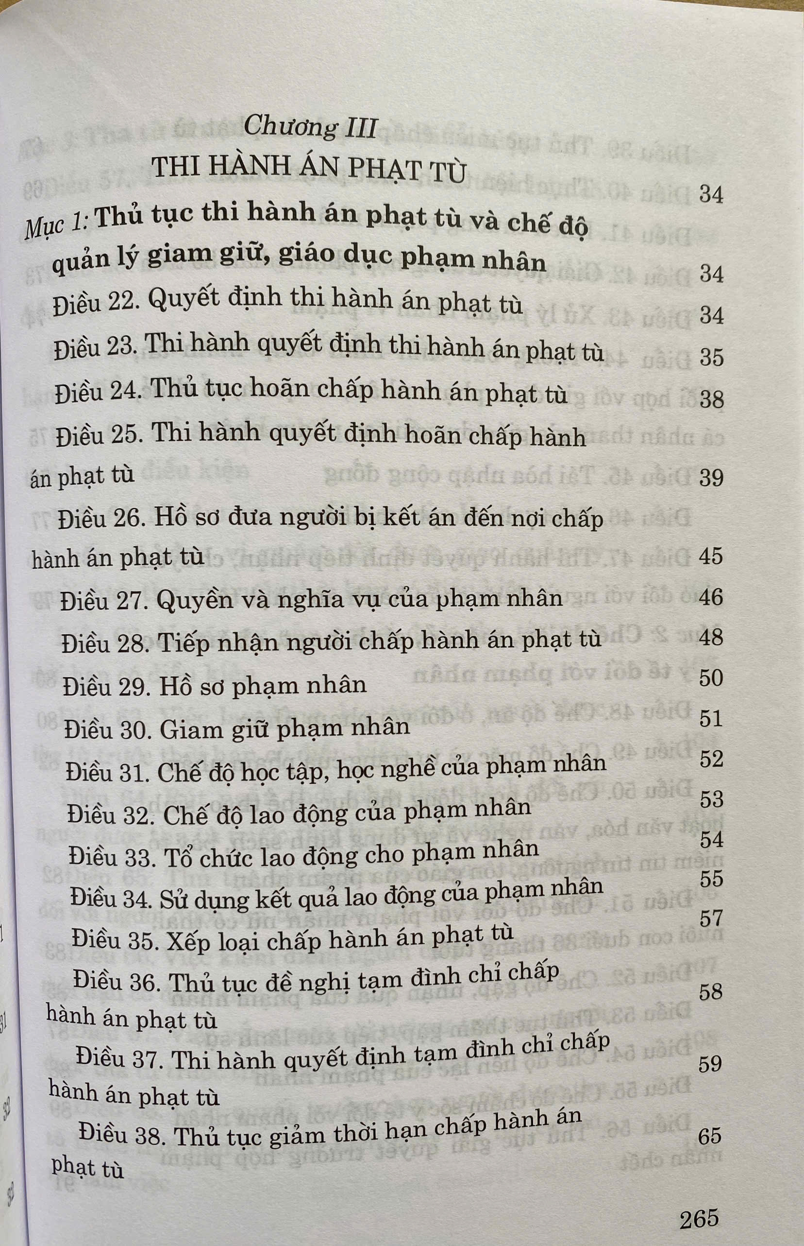 Luật Thi Hành Án Hình Sự Năm 2019