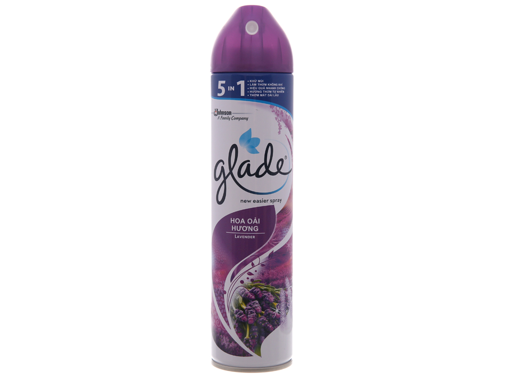 Xịt phòng Glade hương hoa oải hương 280ml