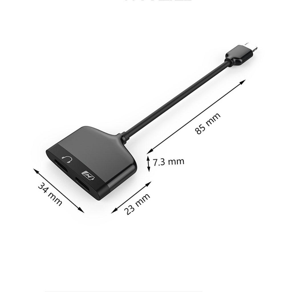2 in 1 Headphone Audio Adapter Charging Cable for  7 8 X