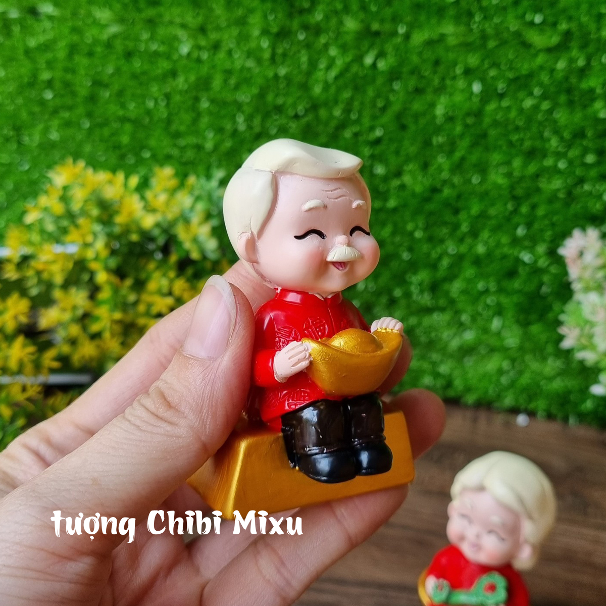 Bộ 02 tượng Ông Bà - Bách Niên Giai Lão