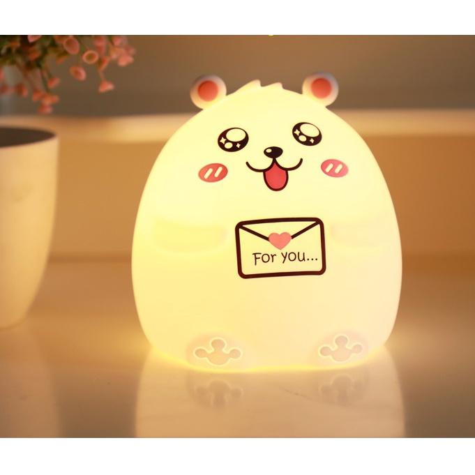 Đèn Ngủ Cảm Ứng Hình Gấu Trúc Ngộ Nghĩnh