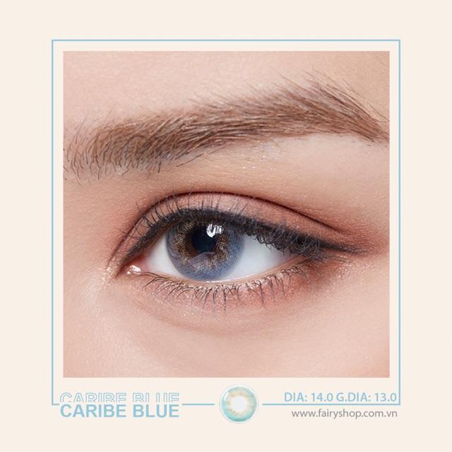 Kính Áp Tròng CARIBE BLUE - Kính Áp Tròng FAIRY SHOP CONTACT LENS - độ 0 đến 8