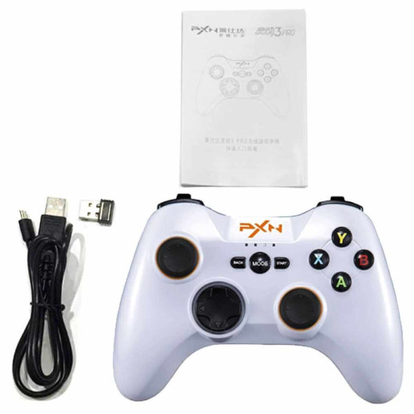 Tay cầm chơi game không dây PXN 9613 White Bluetooth Wireless form XBOX dành cho PC / Android / Smart TV_ HÀNG CHÍNH HÃNG