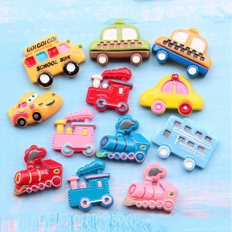 *HN* Charm mô hình các phương tiện giao thông xinh xắn cho các bạn trang trí Jibbitz, vỏ ốp điện thoại, DIY
