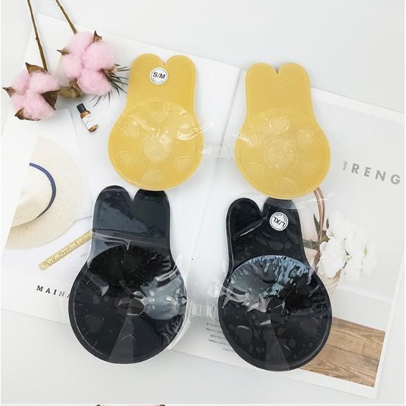 MIẾNG DÁN NGỰC SILICON HÌNH TAI THỎ CHỐNG XỆ NGỰC SIÊU TỐT-NEW