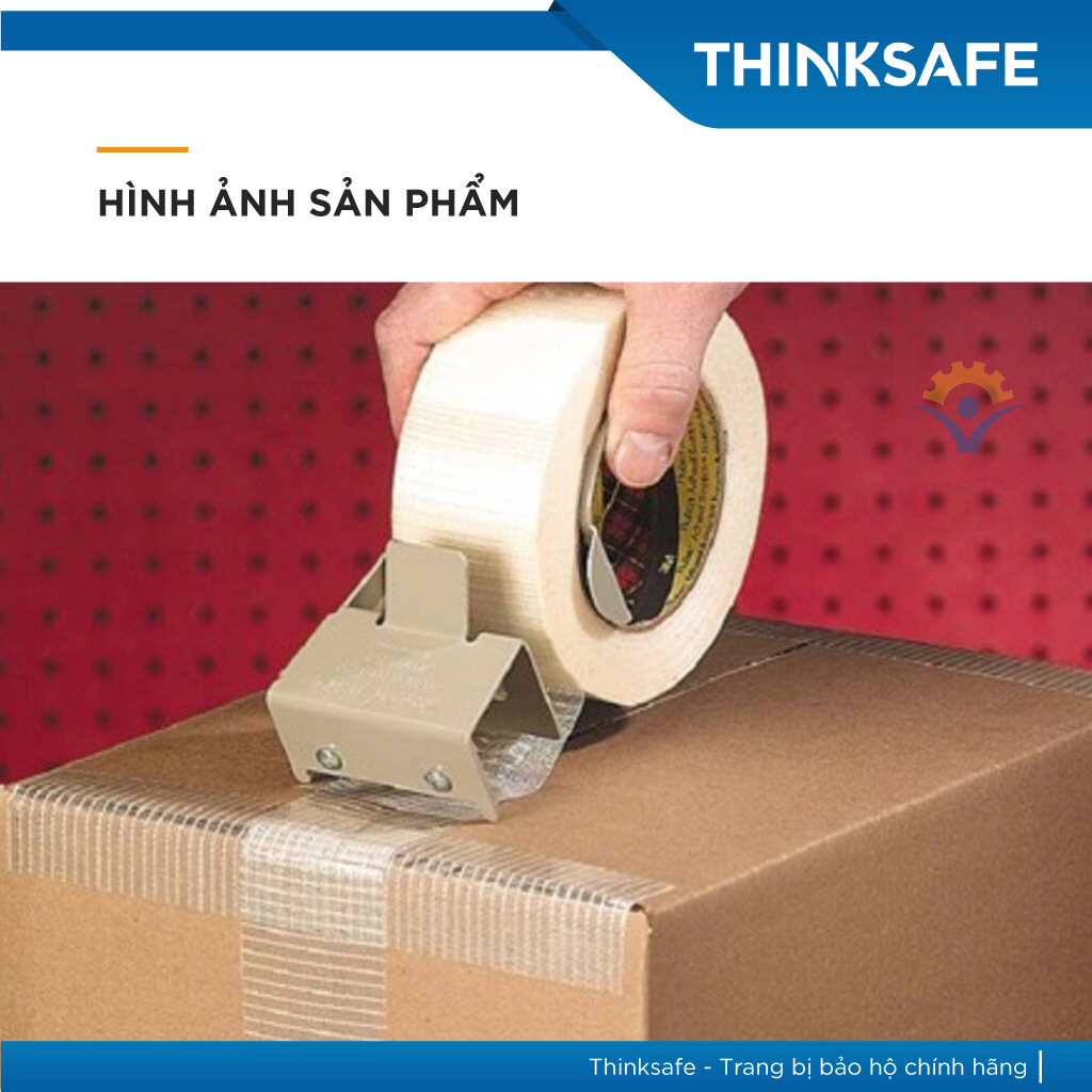 Băng keo một mặt 3M Scotch Filament Tape 897 gia cường, sợi thuỷ tinh (cuộn 55m) - Thinksafe