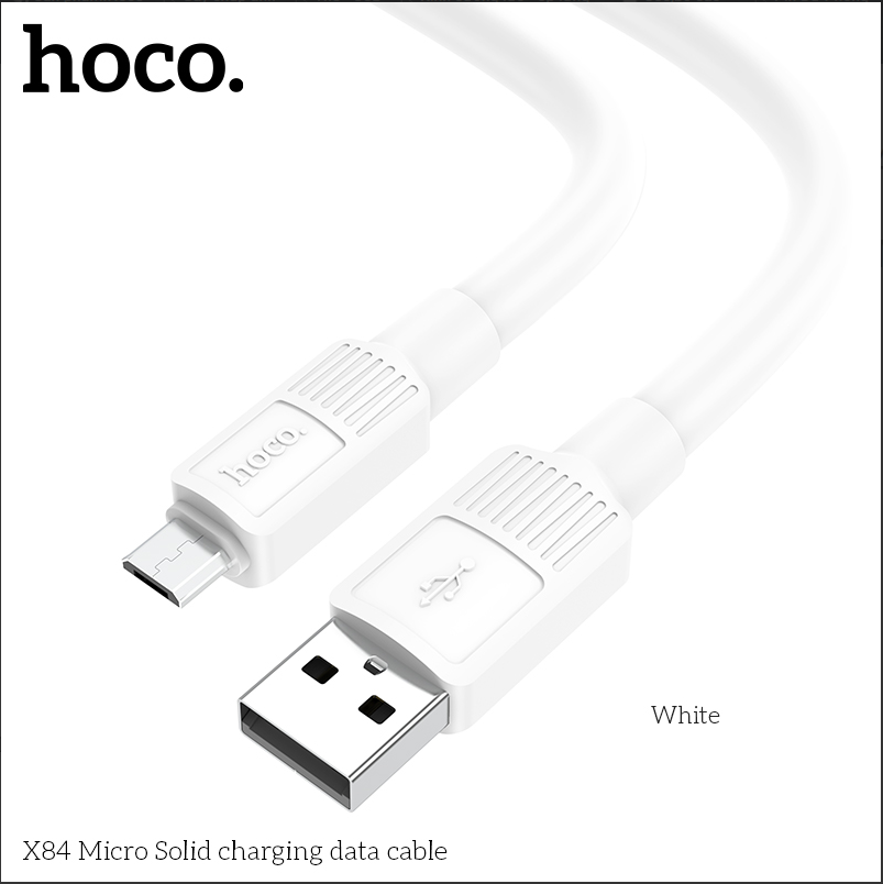 Cáp sạc X84 Lightningg / tpyce C/ Miro  Hoco hàng chính hàng bảo hành hãng giá tốt dùng cho điện thoại iphone samsung - hàng chính hãng