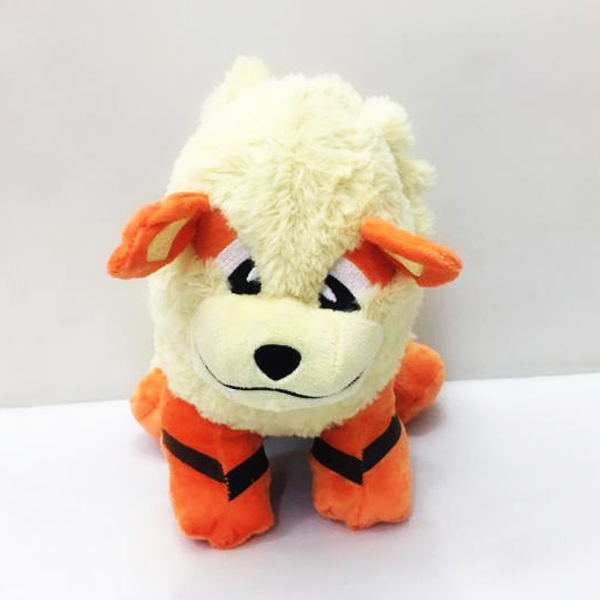 Gấu Bông Pokemon - Chó Lửa Arcanine (25 Cm) Gb217 (Tặng 1 Móc Khóa Dây Da Pu Đính Đá Lấp Lánh)