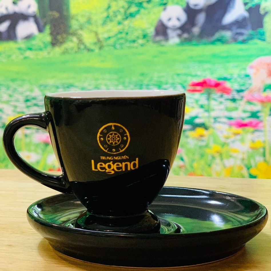 Bộ tách đĩa gốm Trung Nguyên Legend (dành để uống cà phê Espresso)