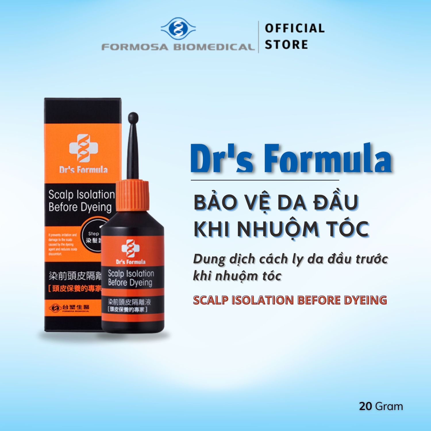 Dung Dịch Bảo Vệ Da Đầu Trước Khi Nhuộm Tóc Dr's Formula Scalp Isolation Before Dyeing