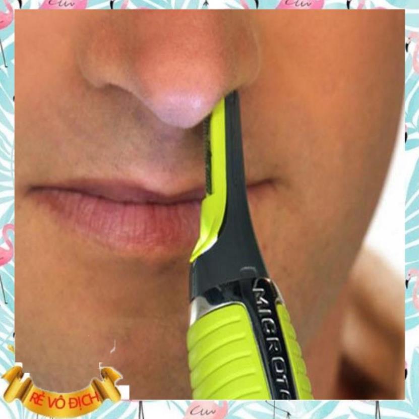 ️FREESHIP️  Máy Cạo Râu Kiêm Cắt Tỉa Lông Mũi Micro Touch Max Gọn Nhẹ- 206175 ️Evoucher️