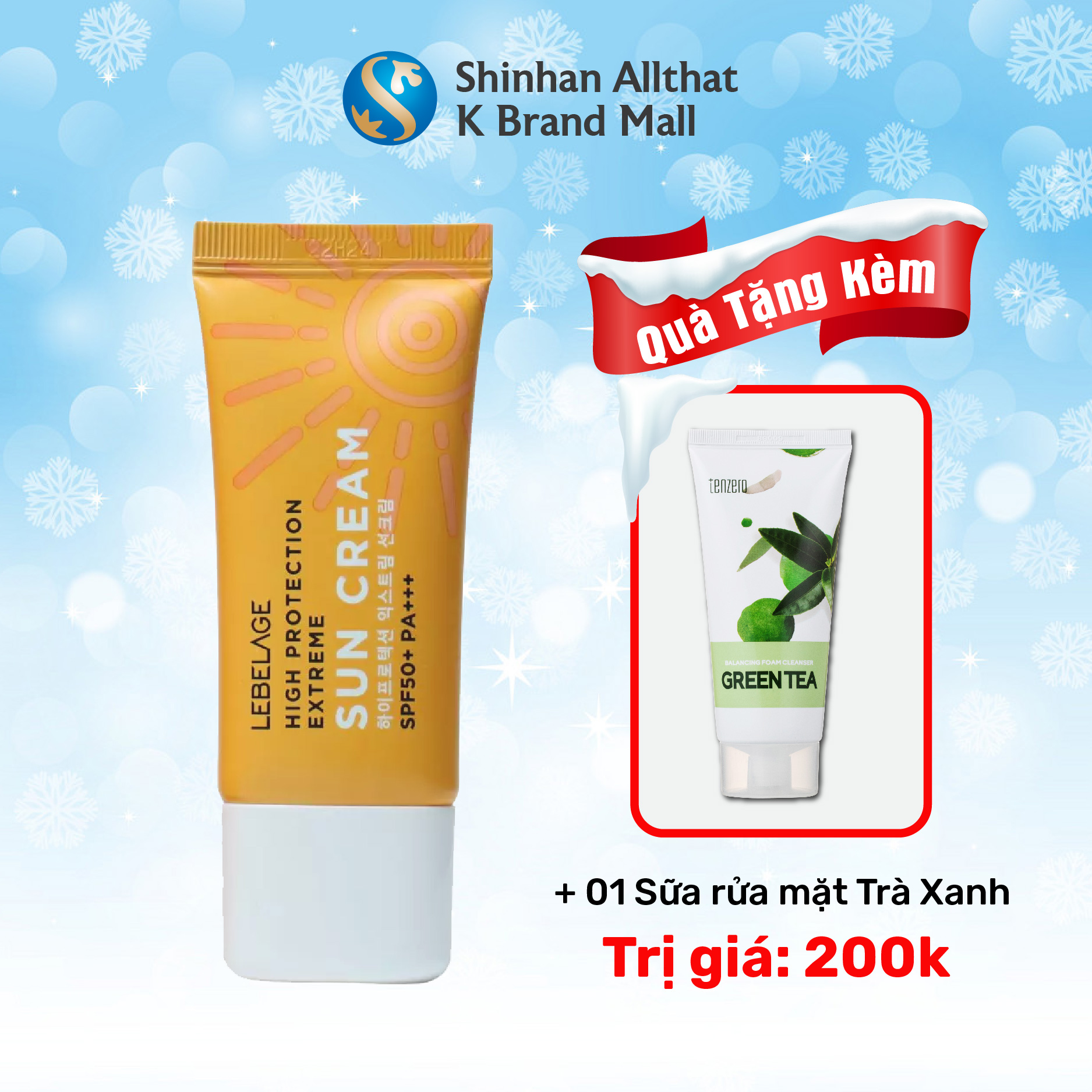 Kem Chống Nắng Lebelage High Protection Extreme Sun Cream Spf50+Pa+++ 30ml