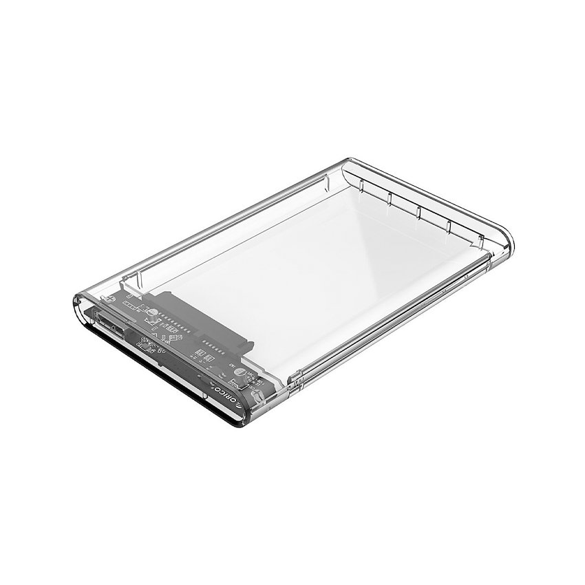 Hộp box đựng ổ cứng laptop 2.5inch trong suốt External Case chuẩn USB 3.0 - Hàng chính hãng