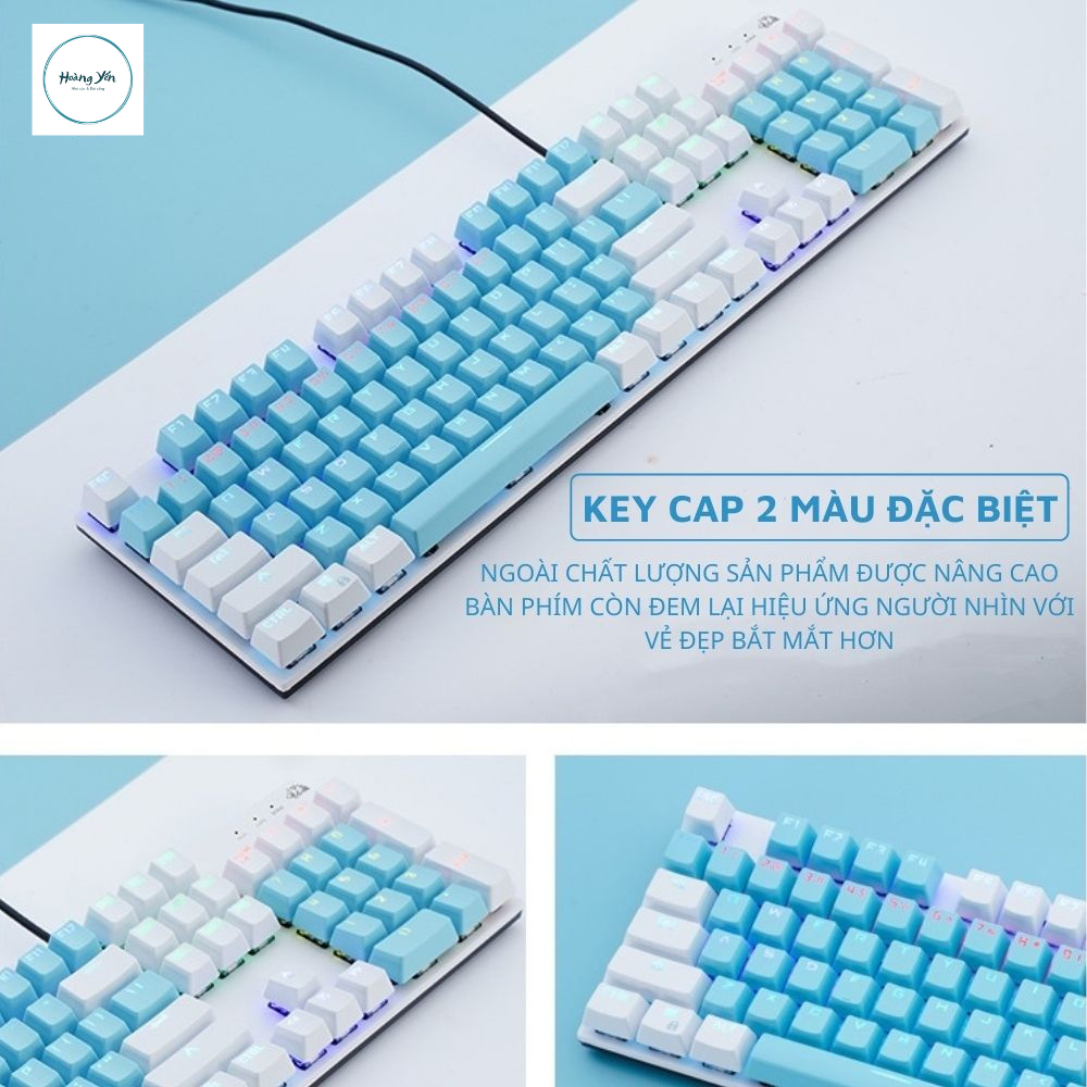 Bàn Phím Cơ Gaming K1 RED Switch 20 Chế Độ LED Màu Cực Đẹp Chơi Mọi Tựa Game Trên Máy Tính Laptop PC