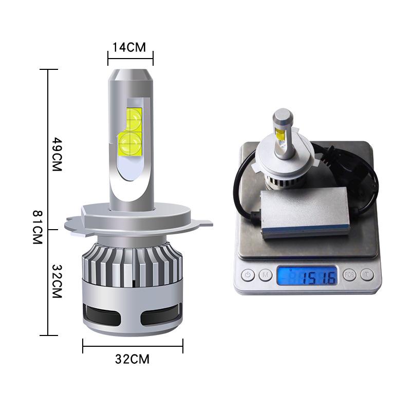 Phong cách mới nhất của đèn pha led ô tô đời mới tích hợp đèn pha H4 chiếu xa đèn pha siêu sáng Đèn pha xe máy X70 chiếu sáng xa gần