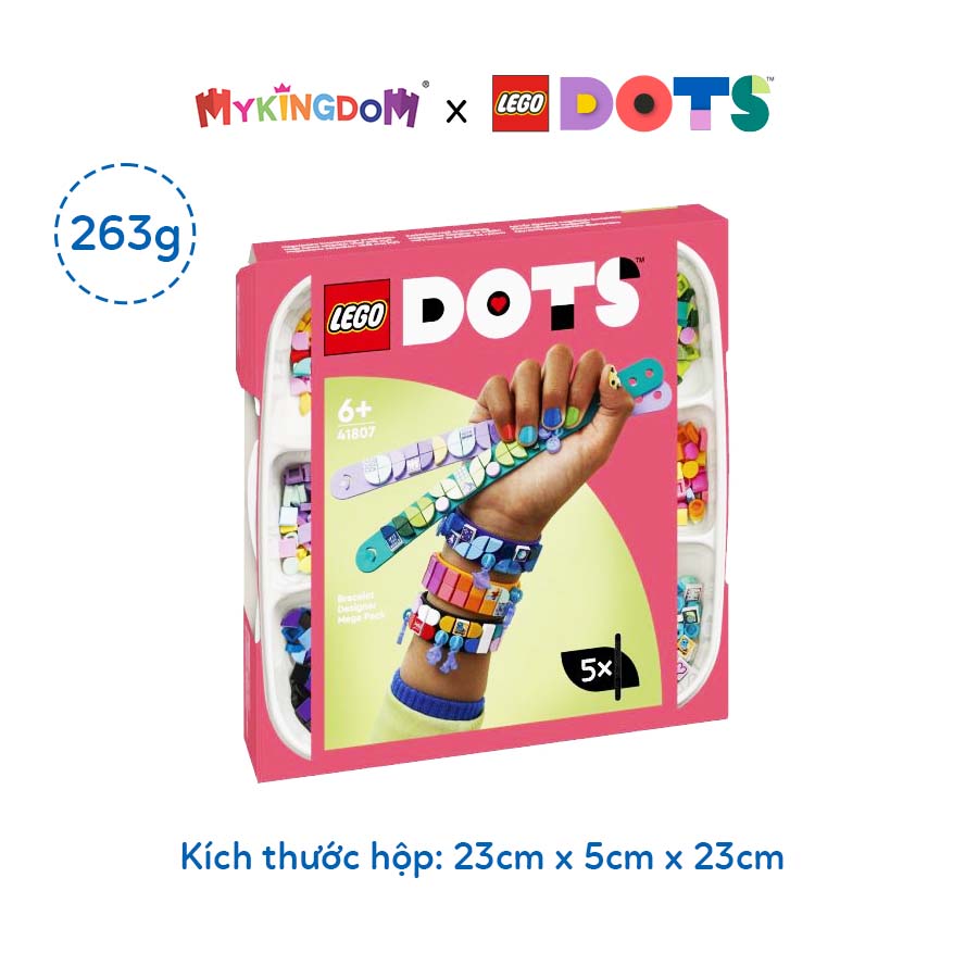 Đồ Chơi Lắp Ráp LEGO Dots Bộ Vòng Tay Thiết Kế Sáng Tạo 5 Trong 1 41807