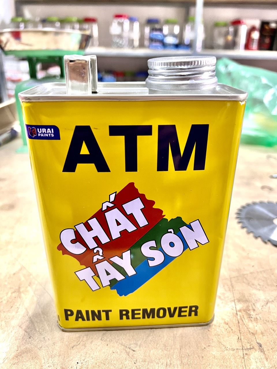 Chất tẩy sơn ATM làm sạch sơn trên mọi chất liệu - 875 ml