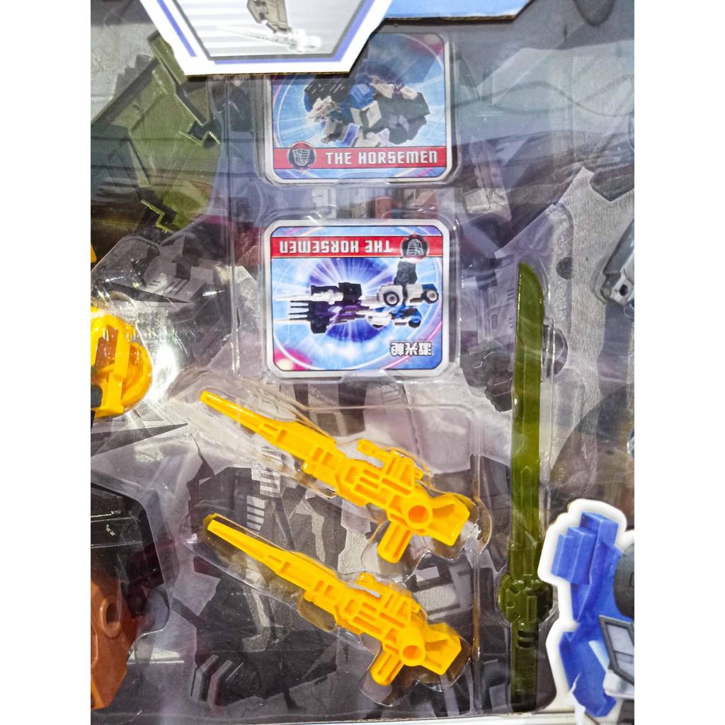 Bộ 2 robot biến hình siêu nhân - đồ chơi trẻ em - quà tặng bé