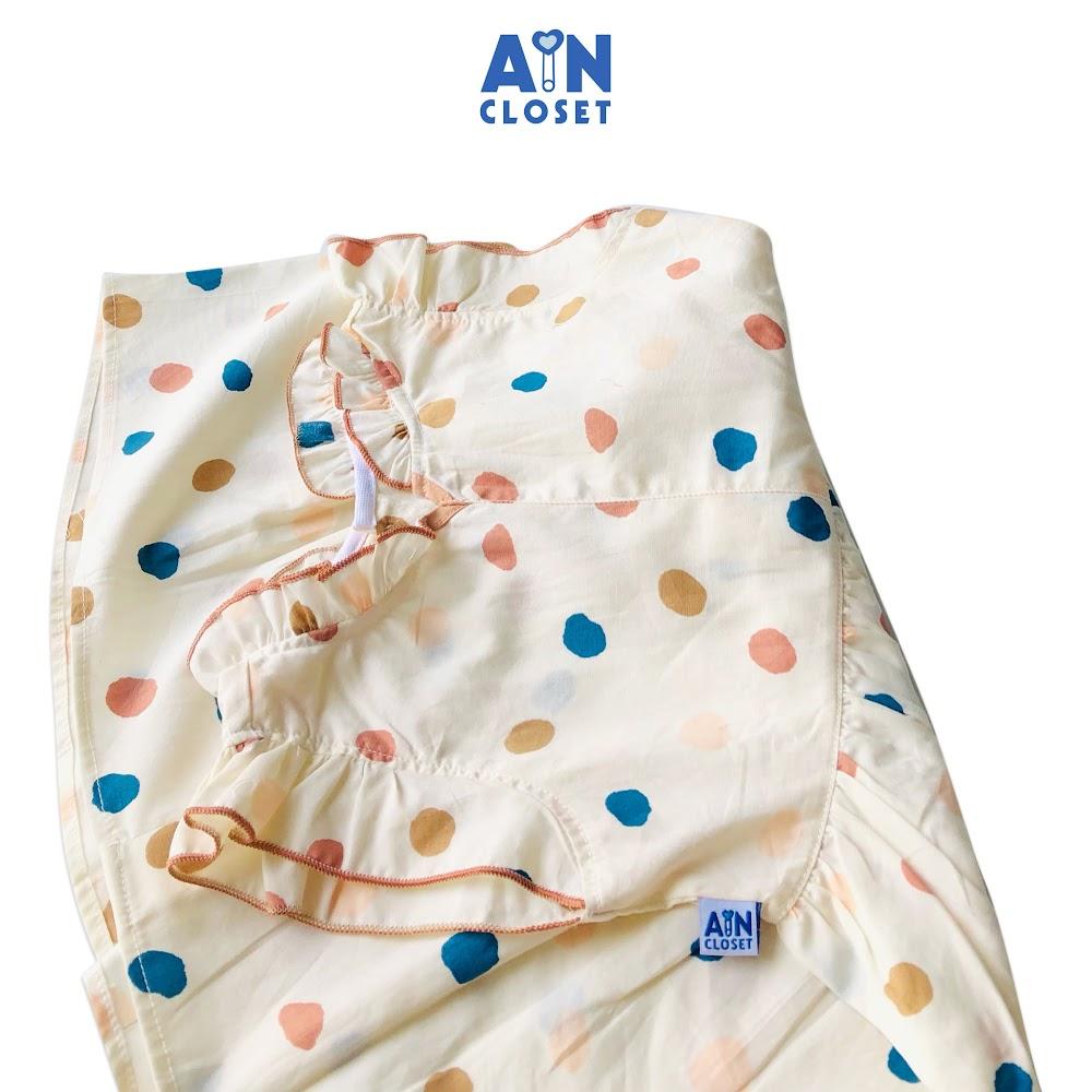Đầm bé gái họa tiết Bi nhiều màu cotton boi - AICDBGU4XZJI - AIN Closet