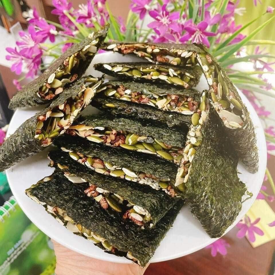 RONG BIỂN KẸP HẠT DINH DƯỠNG VÀ GẠO LỨT
