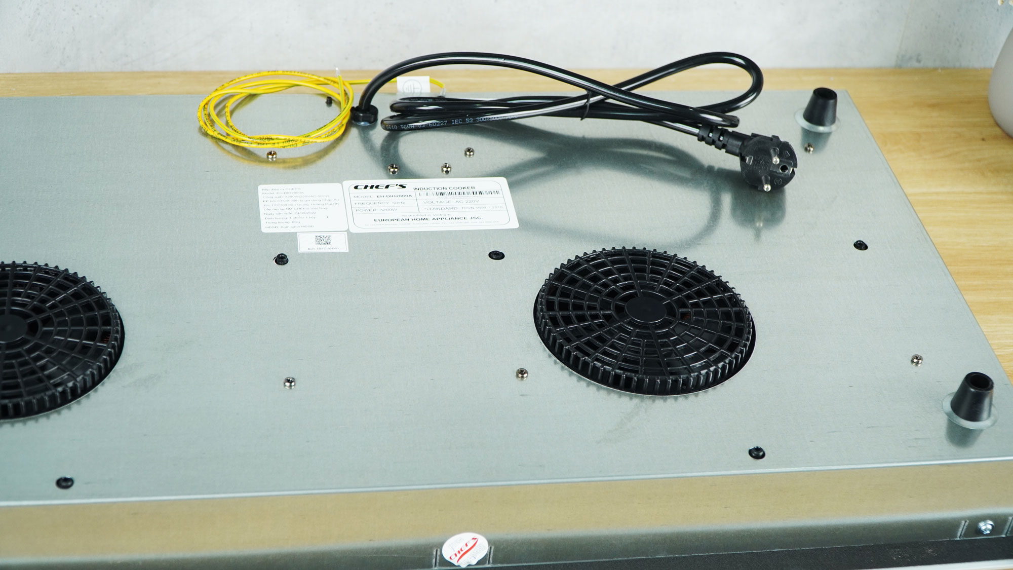 Bếp điện từ (1 từ 1 hồng ngoại) Chefs EH-MIX321 - HÀNG CHÍNH HÃNG