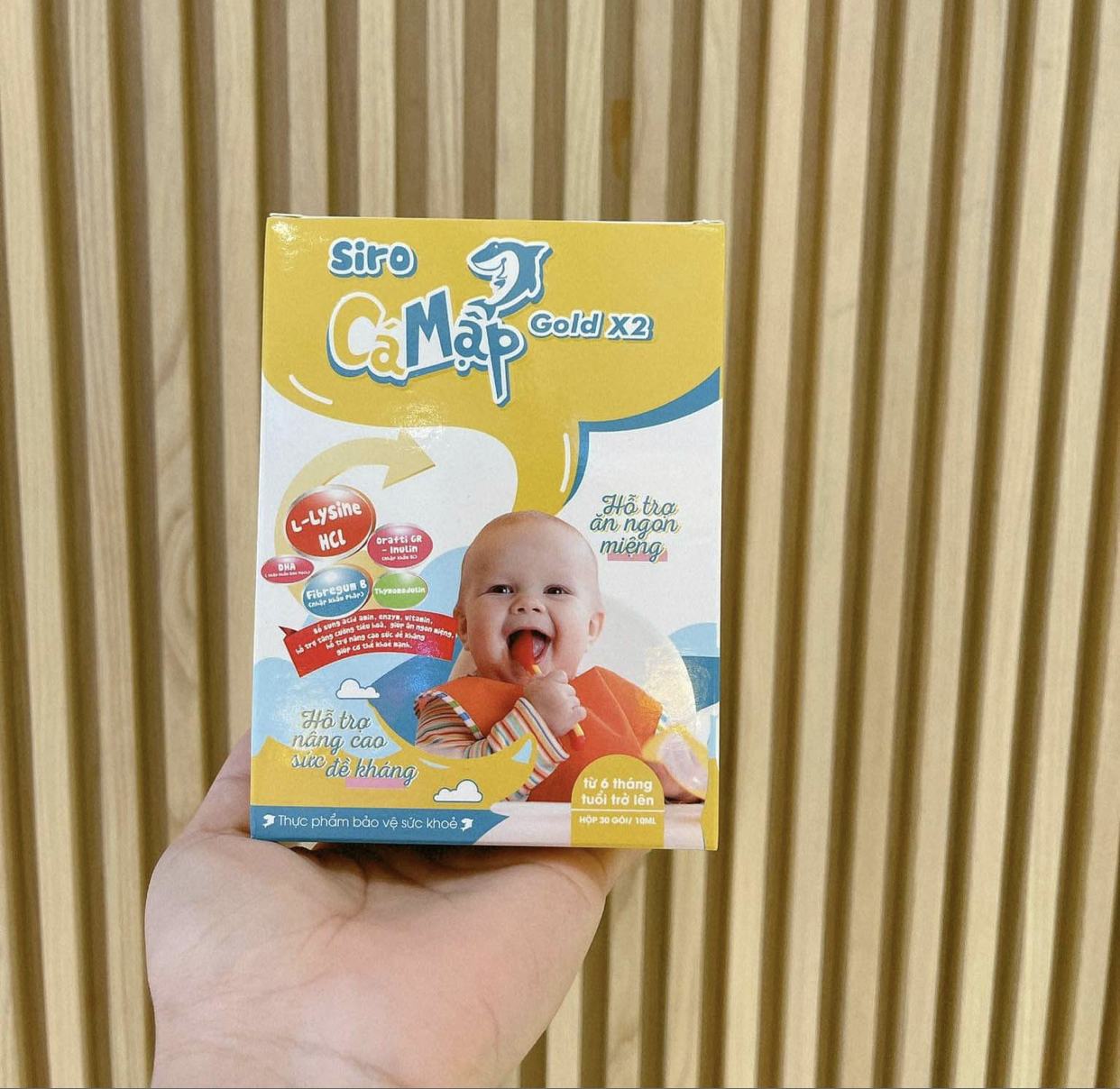 [Tặng 3 Gói] Siro Cá Mập Gold X2 Baby Shark Giúp Bé Hết Biếng Ăn, Chống Táo Bón, Tăng Hệ Miễn Dịch