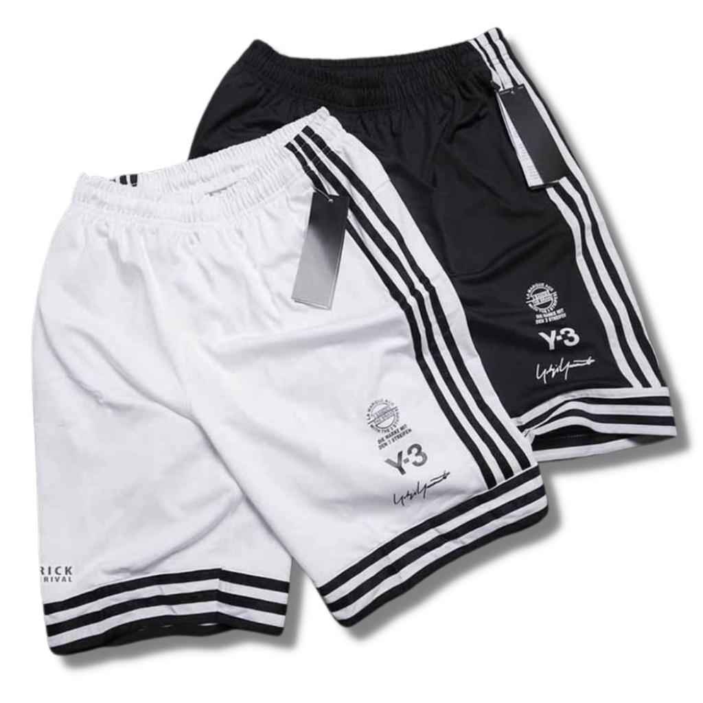 Quần Short Y3 thể thao nam nữ - Sọt Lững Kiểu Dáng Thể Thao Unisex hai Màu Đen,trắng 03x.