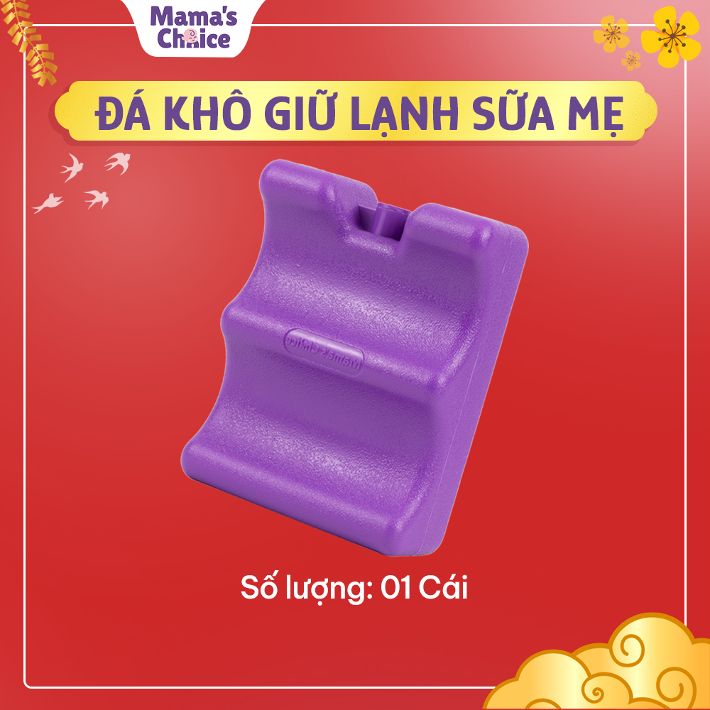 Đá Khô Bảo Quản Sữa Mamas Choice, Giữ Lạnh Sữa Mẹ Lên Đến 14 Tiếng, Chất Liệu Gel Y Tế Cao Cấp, Độ Bền Cao Từ 4-5 Năm - 1 Đá