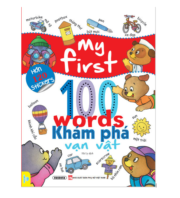 Sách - Combo 2 cuốn My First 100 Words (Hơn 120 Stickers) - ndbooks