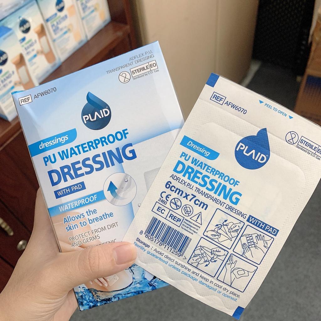 Băng Gạc Vô Trùng Không Thấm Nước Young Chemical - Sterile Adflex, Loại Có Gạc 6cm x 7cm, (1miếng) Co Giãn, Thấm Mủ Tốt