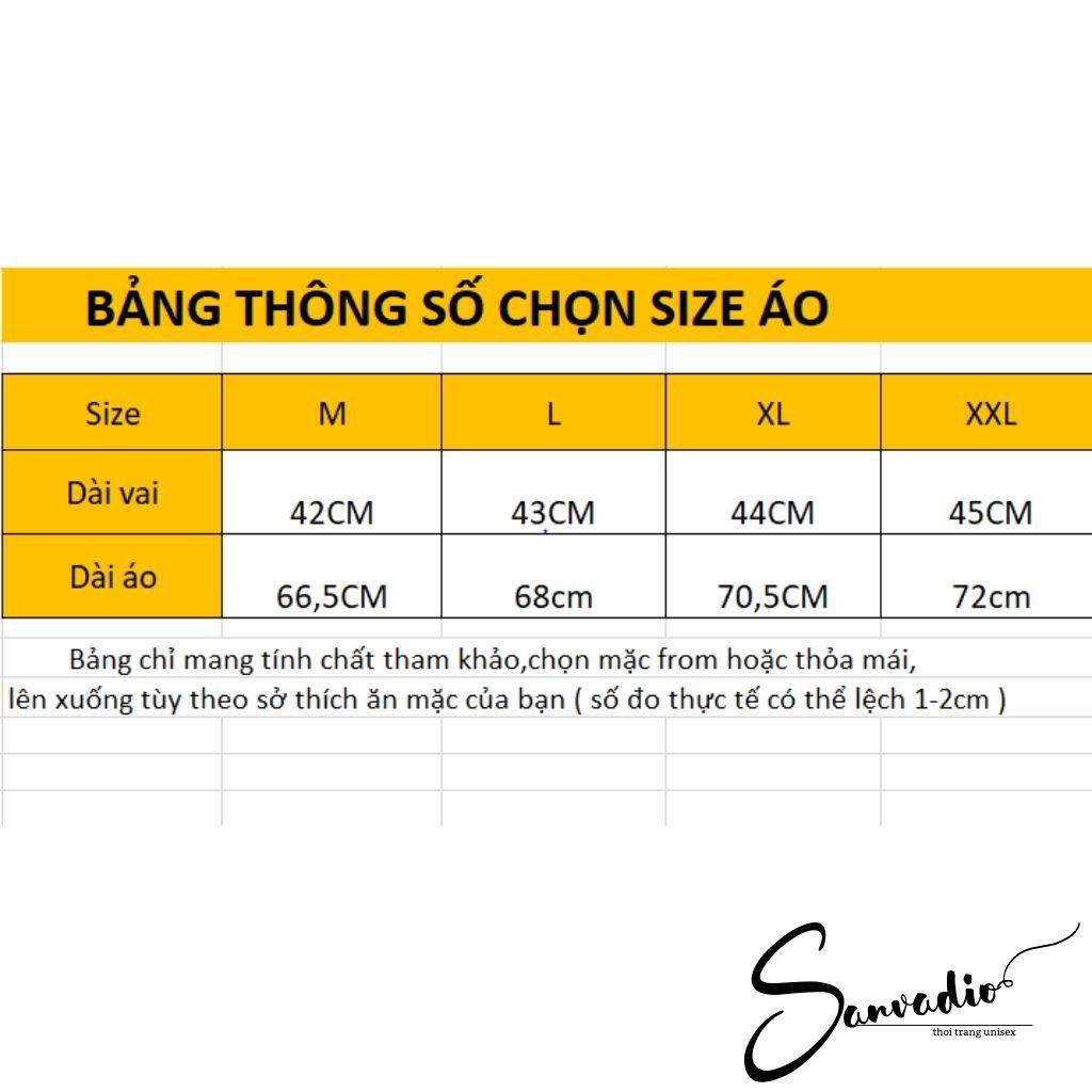 Áo thun TANKTOP Sanvadio Unisex-áo hoodie Basic Tee mùa hè phông trơn nam nữ Oversize form rộng đường phố Hàn Quốc