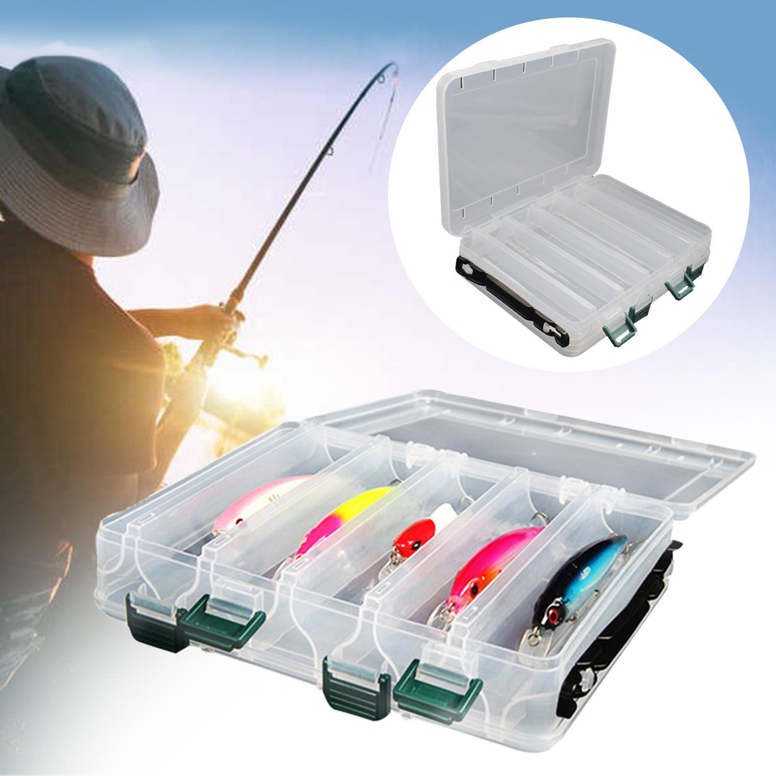 Tackle Box Tackle Storage Lure Hooks Multi Compartments Fishing Gear Accessory Removable Handle Portable Fly Fishing Organizer