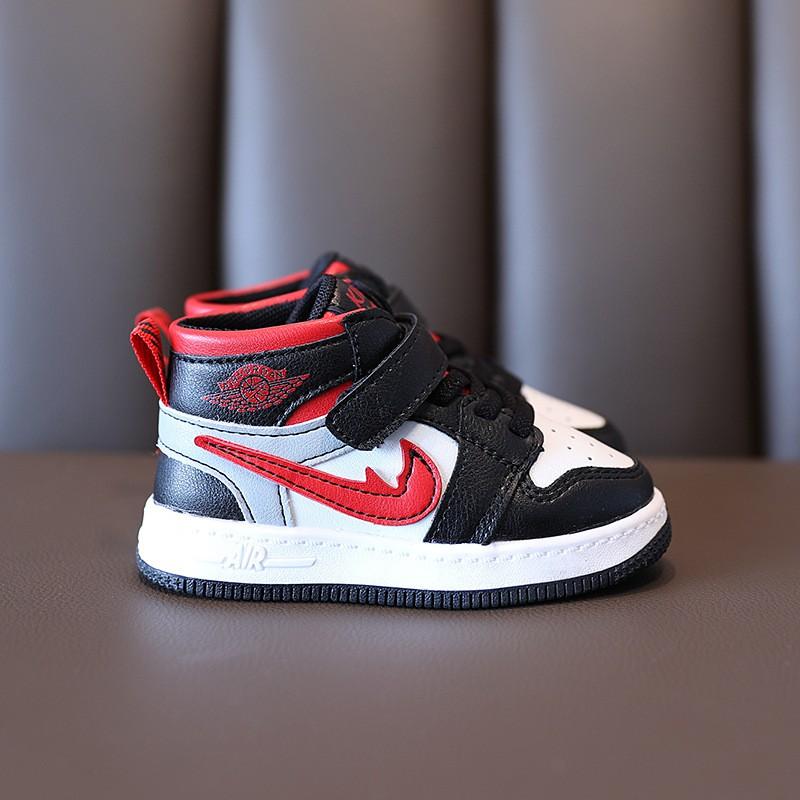 Cho Bé Giày Thể Thao cổ cao Quảng Châu cao cấp cho bé trai bé gái JK68 (Ảnh thật, video)