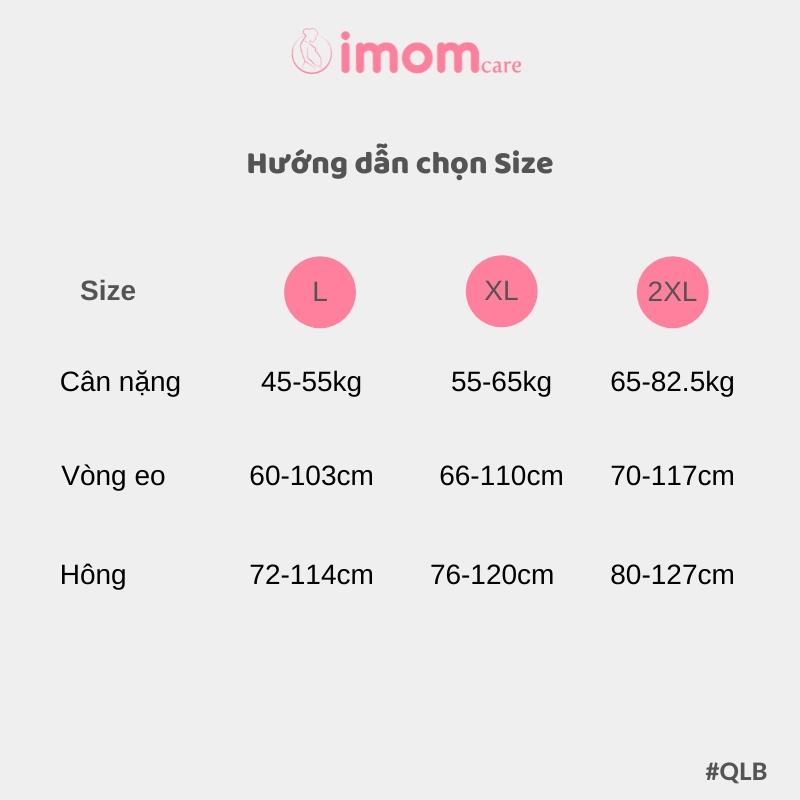 Quần lót bầu cotton cạp chéo imom care, kháng khuẩn, khử mùi, thông hơi cực tốt - QLB2