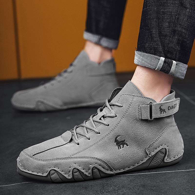 LCRTZKG Men's Sneaker Casual Casual Shoes 2023 Men's Solid Color Shoes Phong cách in Lái xe Flat Shoes Thắt lưng đàn hồi Giày thể thao ngoài trời