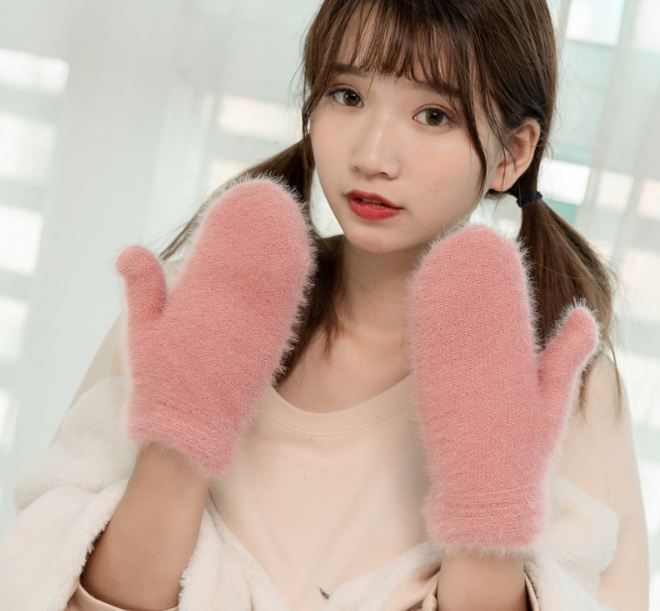 Găng Tay Bao Tay Len Bông Cho Nữ Dể Thương Hàn Quốc