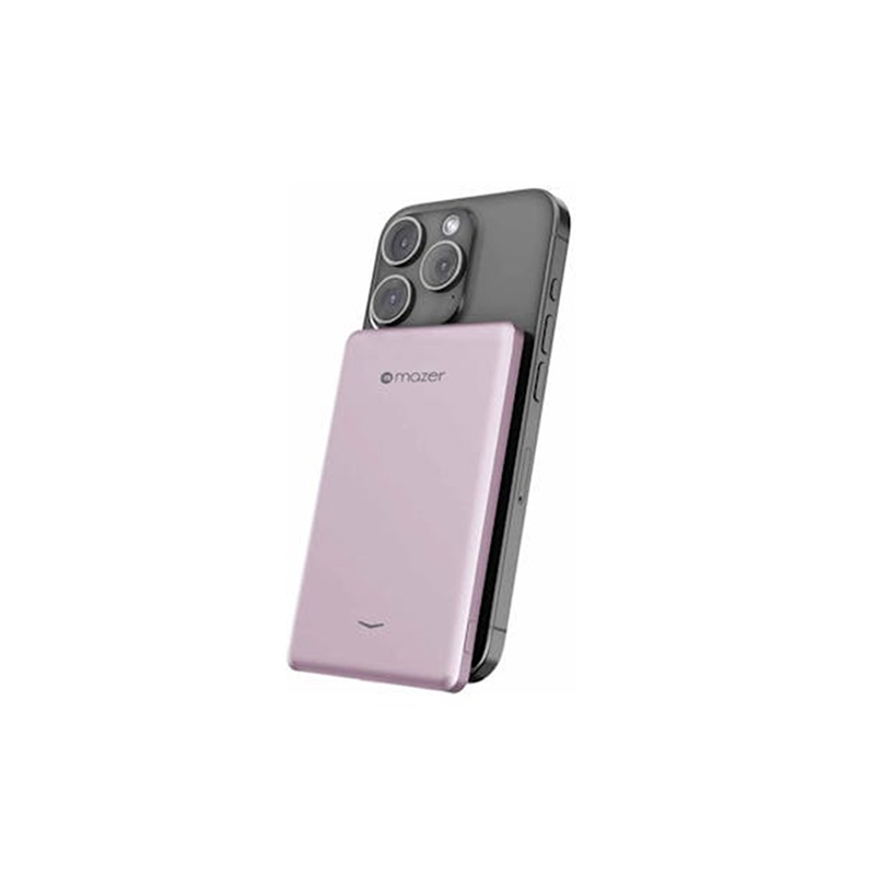 Pin Sạc Dự Phòng Mazer MagAir19 Siêu Mỏng Dung Lượng 5000mAh PD20W Không Dây 15W Hàng Chính Hãng