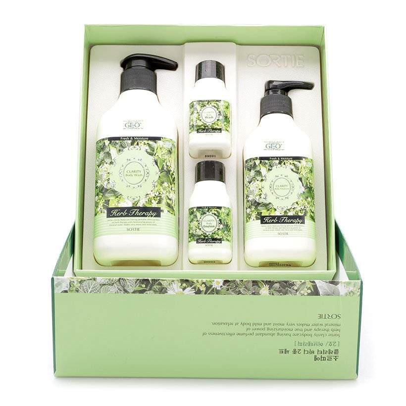 Bộ Chăm Sóc Da Toàn Thân Sữa Tắm Và Dưỡng Herb Therapy Clarity Body Set 2 Sortie