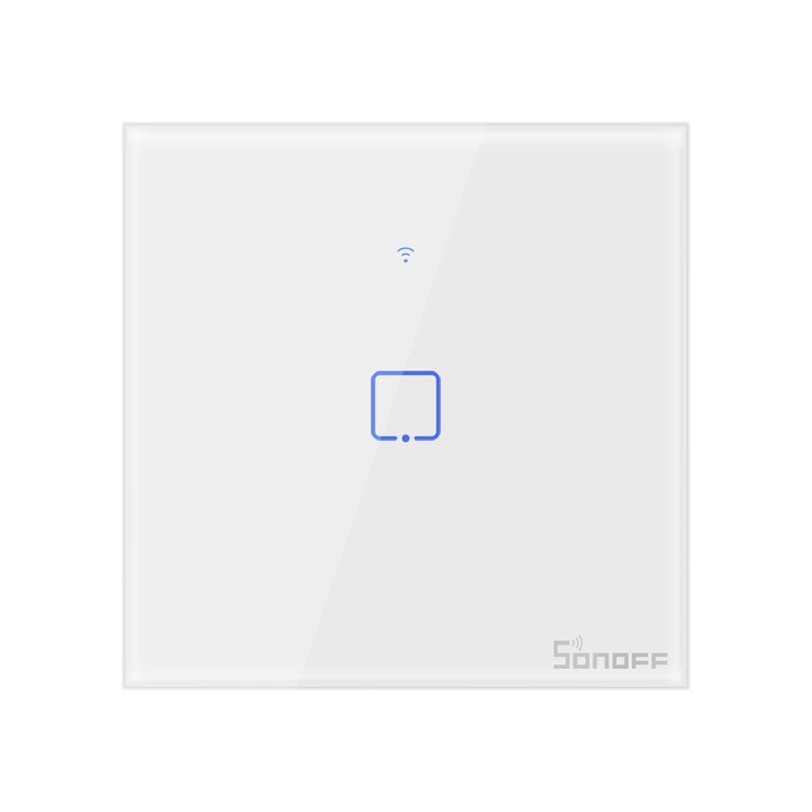 Công tắc đèn tường WiFiSONOFF T1EU3C-TX 3 Gang WiFi thông minh 433Mhz Ứng dụng điều khiển từ xa RF / Hẹn giờ điều khiển cảm ứng