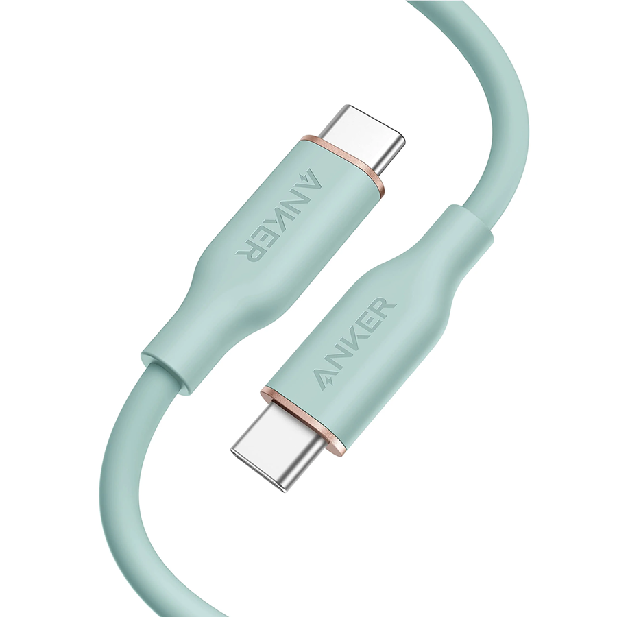 Cáp ANKER Powerline III Flow USB-C To USB-C - A8552 / A8553 - Siêu Mềm Mại và Bền Bỉ - Hàng Chính Hãng